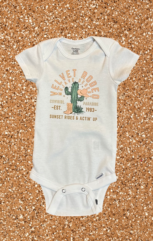 Velvet Rodeo Onesie